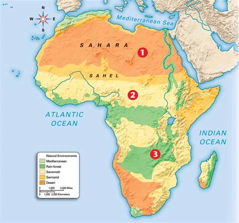 Unveiling Africa's Arid Wonders: A Comprehensive Map of Its Deserts