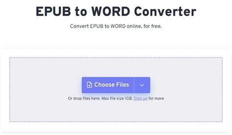 Seamlessly Convert Your EPUB Files to Word Documents