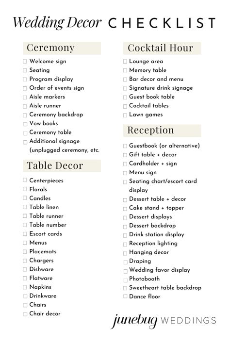 Ultimate DIY Wedding Decor Checklist: Craft Your Dream Day