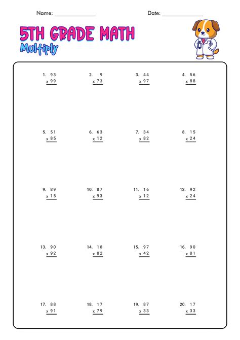 Engaging Free Printables for 5th Graders: Boost Learning & Fun at Home