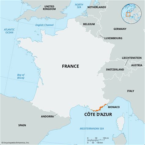 Unveiling the Map of Cote D'Azur France: A Journey Through the French Riviera