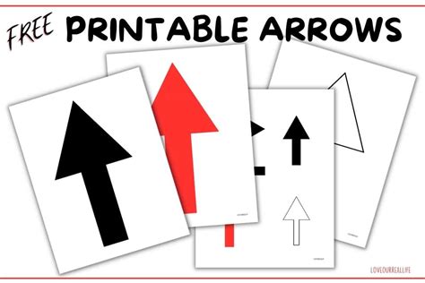 Printable Arrow Signs: Directing Your Way with Style and Ease