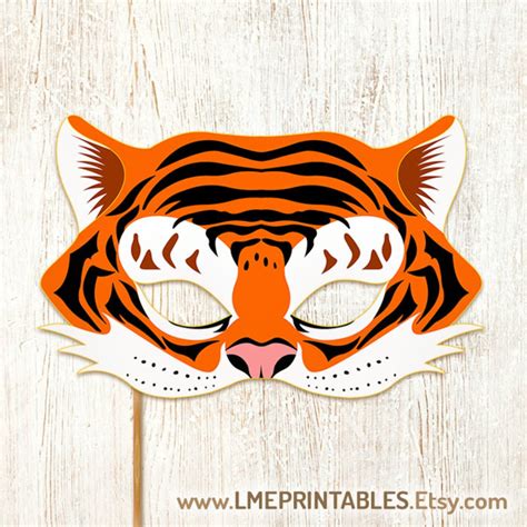 Roaring Fun: Free Printable Tiger Masks for Imaginative Play
