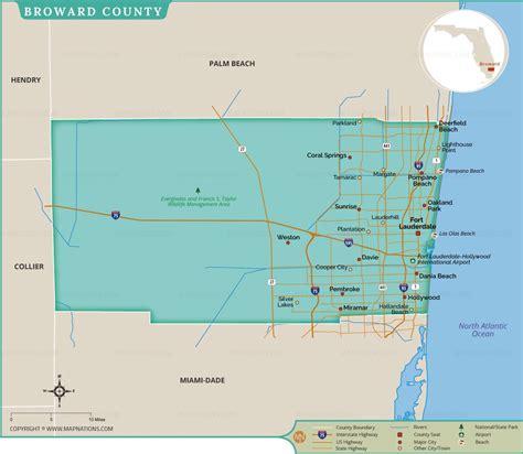 Navigating the Sunshine State: A Comprehensive Map of Broward County, Southern Florida