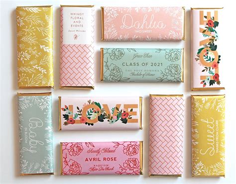 Delightful Free Printable Candy Bar Wrappers for Every Occasion
