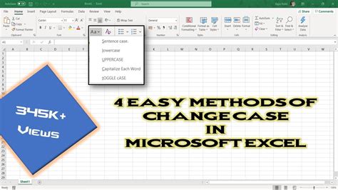 Mastering Case Changes in Excel: A Guide to Polished Data