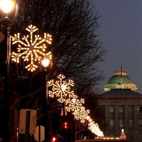 Dazzling Commercial Light Pole Christmas Decorations