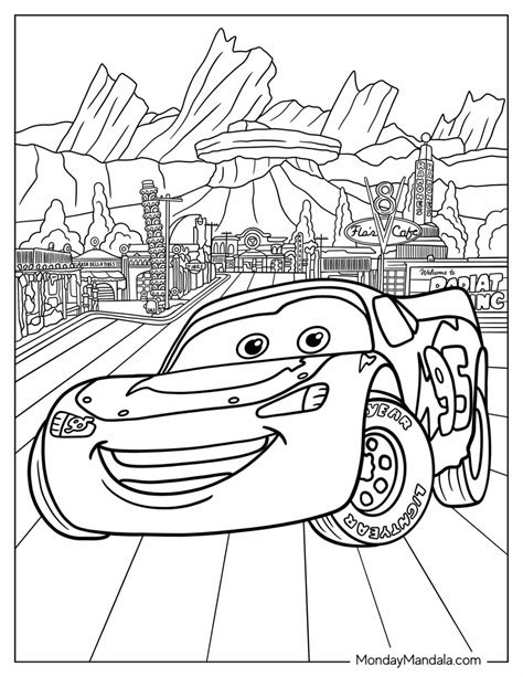 Disney Cars Printable Coloring Pages: Race into Creativity