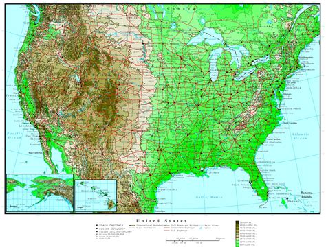 Unveiling America's Peaks and Valleys: A Journey Through USA Elevation Maps