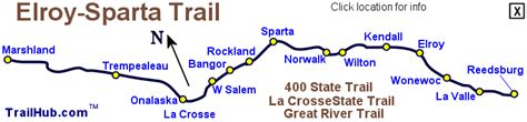 Elroy-Sparta State Trail Map: Explore Wisconsin's Historic Tunnels