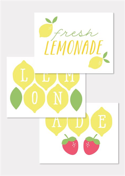 Refreshing Free Lemonade Stand Printables for Summer Fun