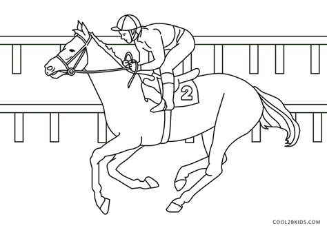 Gallop into Creativity: Horse Racing Colouring Pages for All Ages