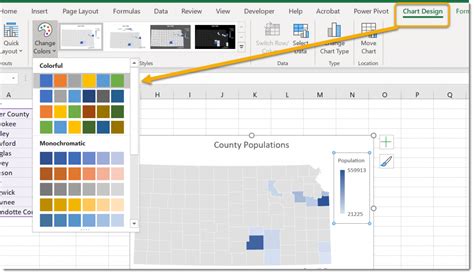 Unlocking Geospatial Insights: Create Dynamic Map Charts in Excel