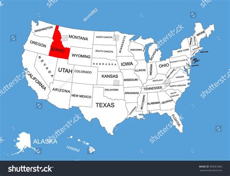 Exploring the Gem State: A Detailed Map of Idaho, USA