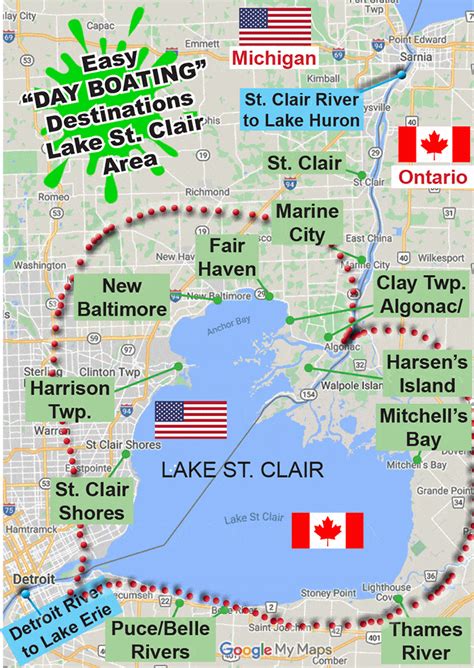 Unveiling the Map of Lake St. Clair: Your Guide to Exploration and Discovery