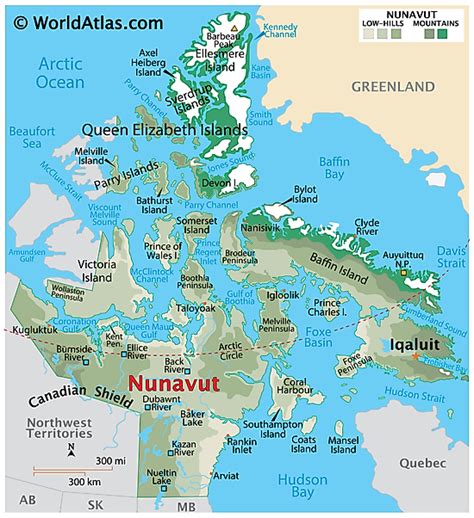 Exploring the Vast Beauty: A Comprehensive Map of Nunavut