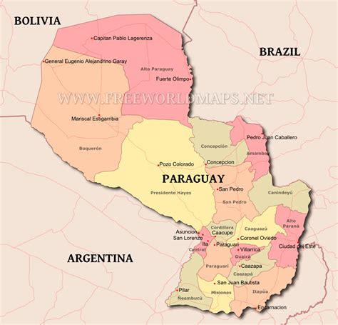 Map of Paraguay: Unveiling South America's Hidden Gem and Rich Culture