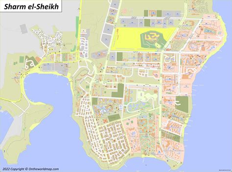Detailed Map of Sharm El Sheikh: Explore Red Sea Resorts & Attractions