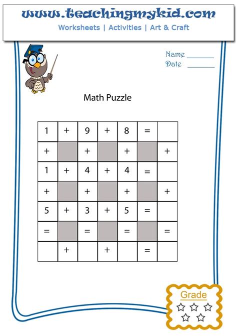 Challenging Math Puzzles for All Ages: Free Printable Fun