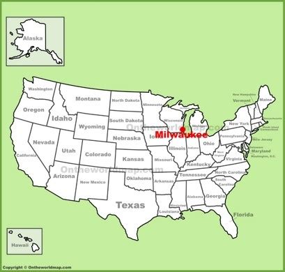 Milwaukee USA Map: Exploring the Cream City's Geography and Charms