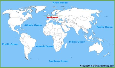 Netherlands on the World Map: A Geographical Overview