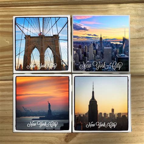 Iconic New York City Coasters: A Timeless Keepsake for Your Home