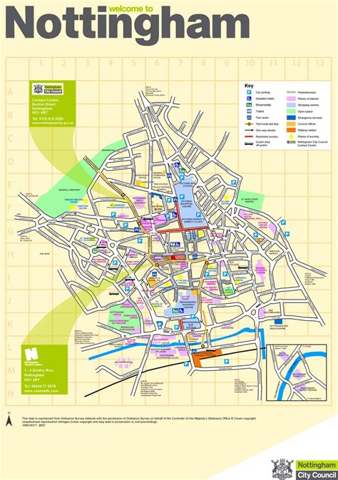 Exploring Nottingham: A Comprehensive Map and Guide to the City of Legends