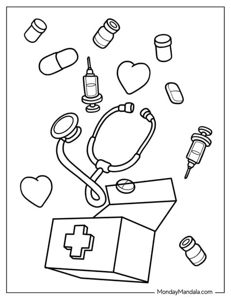 Nurturing Creativity: Inspiring Nursing Coloring Pages for Relaxation
