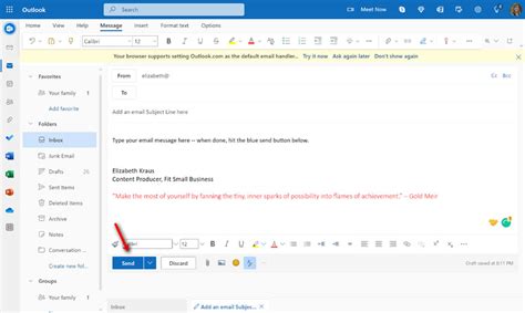 Mastering Professional Business Email with Outlook: A Step-by-Step Guide