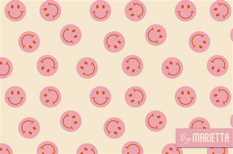 Charming Pink Smiley Face Wallpaper Designs to Brighten Your Space