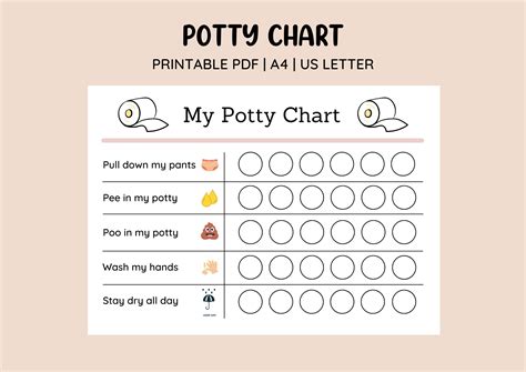 Free Printable Potty Training Chart: Guiding Your Child to Independence