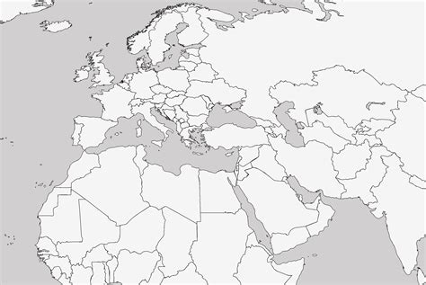 Printable Map of Europe and Asia: Unveiling Continents