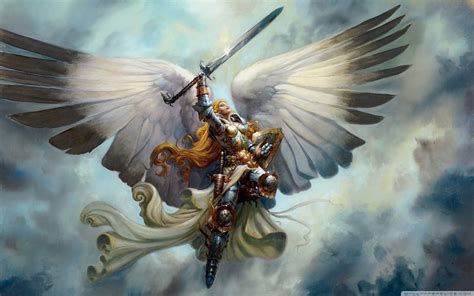 Saint Michael the Archangel Wallpaper: Divine Protection & Inspirational Decor