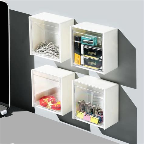 Seamlessly Attaching a Small Box to Any Wall for Instant Organization