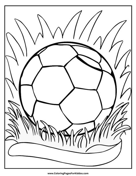 Engaging Soccer Coloring Pages for Kids & Fans