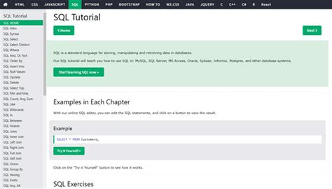 Mastering SQL: A Comprehensive W3Schools Tutorial Guide