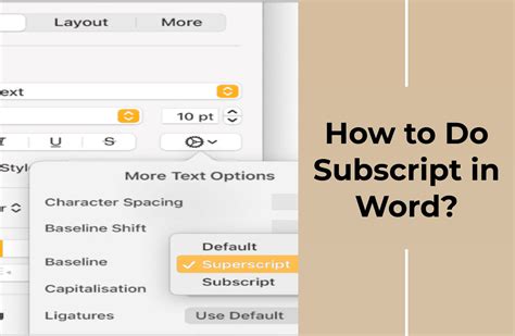 Mastering Subscripts: A Comprehensive Guide for Digital Documents
