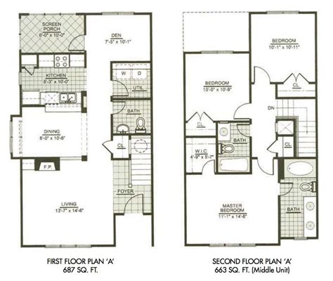 Spacious 3-Bedroom Two-Story Floor Plans for Modern Family Living
