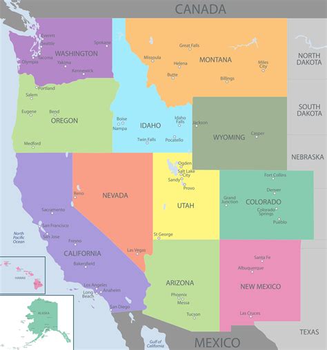 US Map Western States: Discovering the American West's Geography and Charm