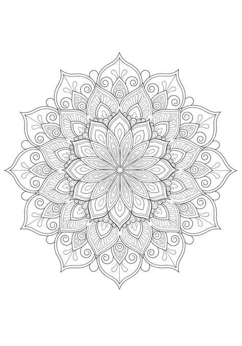 Free Printable Adult Coloring Pages for Relaxation