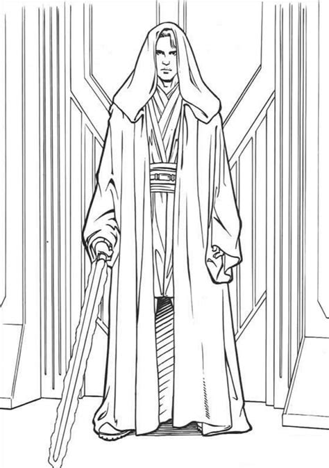 Anakin Skywalker Coloring Pages: Journey to the Stars