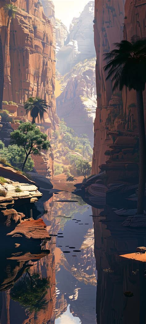 Enchanting Anime Canyon Wallpapers: Transform Your Screen