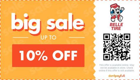 Unlocking Savings: Finding Belle Tire 40 Off Coupon Printable PDF Deals