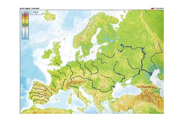 Explore Europe's Geography: A Blank Physical Map Adventure