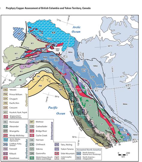 Map of the Canadian Cordillera: Journey Through Western Canada's Majestic Mountains