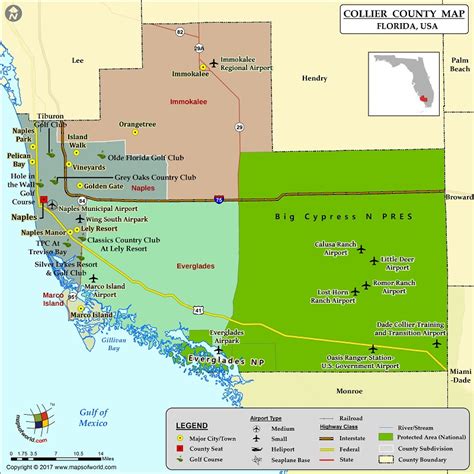 Navigating Collier County's Comprehensive Land Use Plan Map
