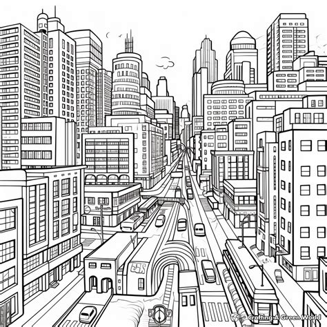 Unleash Your Creativity: Captivating City Coloring Pages for All Ages