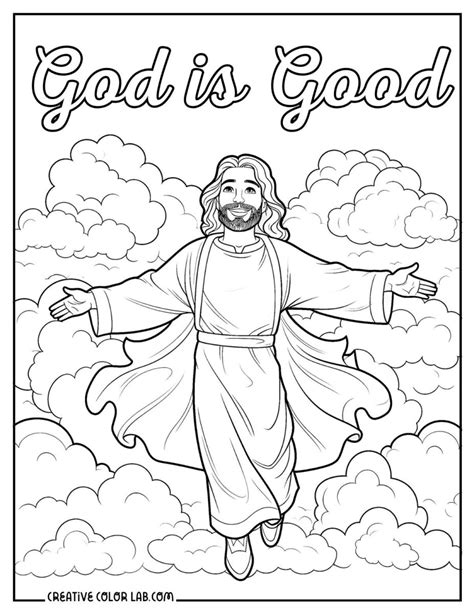 Inspirational God Coloring Pages for Spiritual Reflection