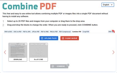 Effortlessly Combine Multiple Documents into a Single PDF File