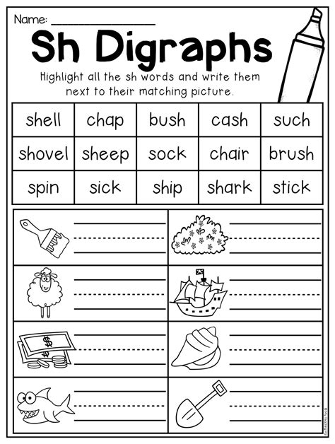 Discover Engaging Digraph Worksheets for Early Readers – Free Printables
